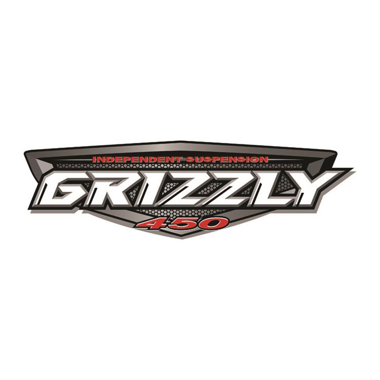 Load image into Gallery viewer, 700.3030 Yamaha 450 Grizzly RH,LH Tank Sticker 295mm
