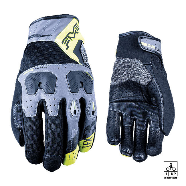 Load image into Gallery viewer, FIVE TFX3 Airflow Gloves Grey Fluro Yellow

