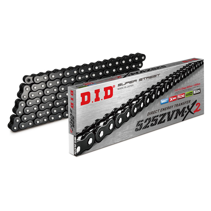Load image into Gallery viewer, DID 525ZVM-X2  Black with Rivet link
